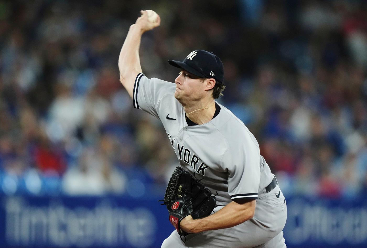 gerrit-cole-ties-ron-guidry’s-all-time-yankees-strikeout-record-in-8-3-win-over-blue-jays-on-historic-night