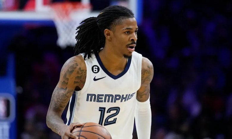 ja-morant,-a-guard-for-the-memphis-grizzlies,-departs-from-the-group